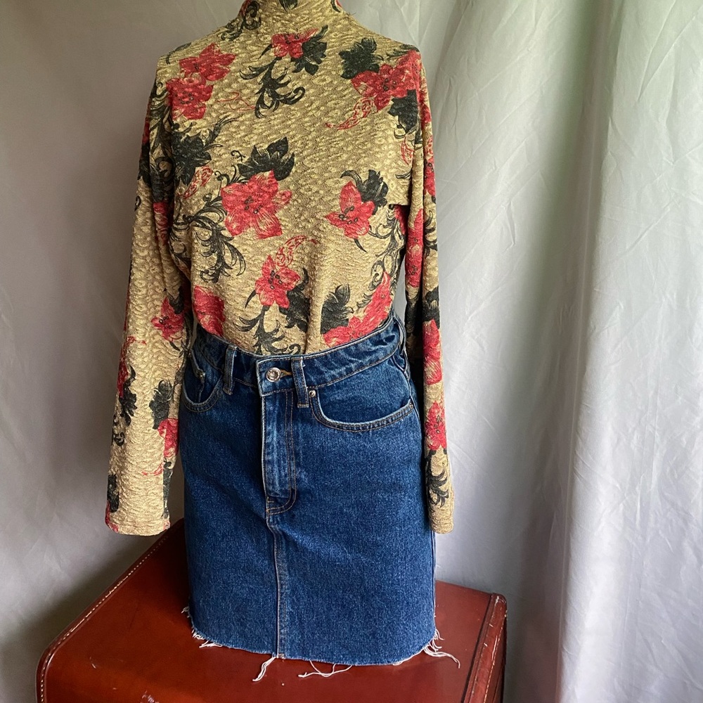 Zara blue Jeans skirt